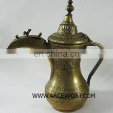 brass antique turkish coffee pot