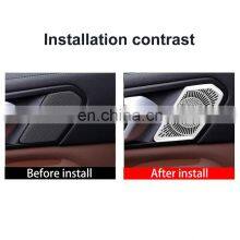 For BMW X5 X6 X7 G05 G06 G07 2019-2020 Aluminum Alloy Rear Door Handle Speaker Cover Trim Interior Car Accessories thumbnail-2