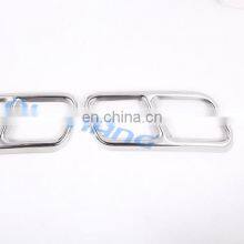 Stainless Steel Exhaust Rear Dual Cover Trim Stickers For Mercedes Benz S Class Coupe R Class thumbnail-1
