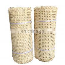 Handmade Original Sustainable Natural Mesh Roll Woven Bleashed Rattan Webbing For Furniture and Handicrafts