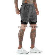 Custom Logo Men's Jogger Printing Workout Men Sport Fitness Gym Running Shorts thumbnail-3