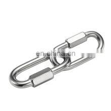JRSGS Wholesale Quick Chain Link Chain Connecting Link Curt Threaded Stainless Steel Quick Link / Snap Hook thumbnail-3