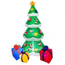 Christmas Inflatable With Xmas Yard Inflatable Perfect for Xmas Decor thumbnail-1