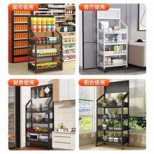 Floor-standing Multi-storey Snack and Beverage Supermarket Convenience Store Home Mobile Storage Rack thumbnail-2