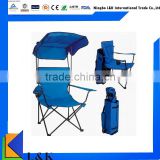flexible folding chair with canopy/beach chair with umbrella