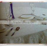 Upscale Hotel Dining Table Cloth Jacquard Table Cloth thumbnail-2