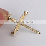 Hot Sales 925 Sterling Silver Cross With Diamond Jewelry Pendant Necklace thumbnail-4