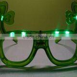 LED Light Up Lighting Party Clown Glasses Glowing Flashing Eye Glassess thumbnail-3