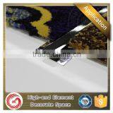 Chromed Bright Durable Edge Floor Trim Aluminium Carpet Tile Edge Trim thumbnail-2