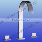 Three Hole Deck-mounted Basin Faucet