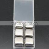 8pcs Whisky Cube FDA Reusable Whiskey Stainless Steel Ice Cube thumbnail-2