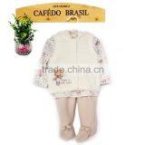 Autumn & Winter Warm Clothes Set Kids 3 Pcs Clothes Set thumbnail-1