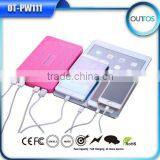 high quality portable 5v 4 usb outputs external charger square