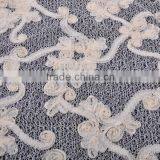 Superior Quality Netting Bottom Chiffon Ribbon Flower Embroidery Lace thumbnail-3