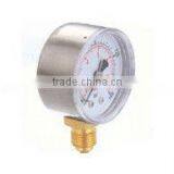 2014 hot sale air compressor pressure gauge dry gauge manufacturer