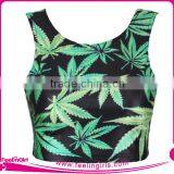 Customized Sport Cheerleading Uniform Crop Tops for Girls thumbnail-3