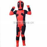 2016 Girls Fancy Dress Party Lycra Morphsuit Spandex Zentai Children Halloween Cosplay Kids Deadpool Costume thumbnail-2