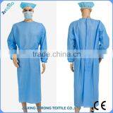 Cheap health care products factory price Nonwoven working suit, sterile disposable surgical gown with knitted cuff