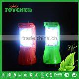 2 in 1 LED Portable Light Plastic Portable Camping Light Solar Rechargeable Lantern Lamp Torch thumbnail-5