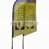 2016 Hot Durable Aluminium and Fabric Graphic Beacher Feather Flag thumbnail-3