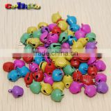 6mm JINGLE BELLS Beads Christmas Craft Bell For Tree Cat Collar Mix Colorful #FLQ095