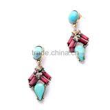 Natural Kallaite Turquoise Dangle Earrings, Designer Earrings for Cute Girls thumbnail-3