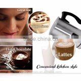 N3 Premier Automatic Electric Stainless Steel Milk Frother Foamer and Warmer for Cappuccino Latte , Milk Foamer Maker thumbnail-6