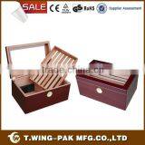 Handmade Wooden Cigar Humidor for 110 Cigars