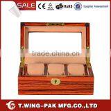 Zebra Strip Watch Display Box Monogrammed Watch Case Custom Logo for Watch Boxes thumbnail-5