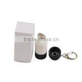 High Tech USB Rechargeable Mini LED Torch Keychain Light With Rotational Switch + PVC Body Quality Choice thumbnail-6