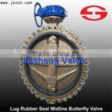 Lug Type Stainless Steel Center Line-type Soft Seated Sanitary Rubber Lined Butterfly Valve for Sanitary Valve thumbnail-6