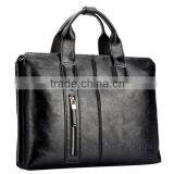 Luxury Leather Business Laptop Bag Briefcase for Man Documents Handbag thumbnail-4