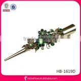 Hot Sale Elegant Glitter Rhinestone Beak Hair Clips thumbnail-1