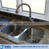 prefab double sink granite precut kitchen countertop