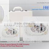 H&B 10*10,12*12 White Wedding Photo Album Book
