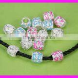 GZKJL-CT0161 Wholesale Crystal Rhinestone Pave Metal Ribbon Loose Beads Jewelry Finding thumbnail-1