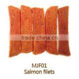 Dog Treats Salmon Filets Pet Food Snack