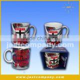 12 oz Ceramic Music Mug, 4C Decal Customized Printing Music Mug thumbnail-2