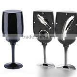 Wine Bottle Shaped Wine Set / 5 Piece Wine Bottle Accessory Gift Set thumbnail-2
