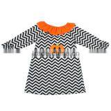 2016 Newest Kids Halloween Costumes Handmade Baby Dress Boutique Fashion Halloween Dress Long Sleeve Chevron Dress thumbnail-2