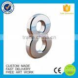 High Quality ABS Plastic Chrome Custom Car ABS Logo Sticker thumbnail-1
