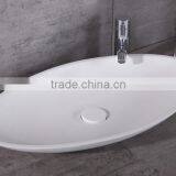 Acrylic Solid Surface Square Shape Bathroom Wash Basins,Wall Mounted Acrylic Solid Surface Wash Basin