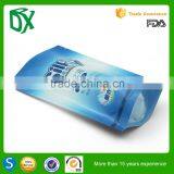 Stand up Zip Lock Top Bag Liquid Bag Bottom Gusset Plastic Package Bag thumbnail-3