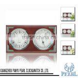 Pearl Wooden Clock PW965 With Weather Station