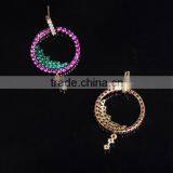 Jewellery Necklace Pendant Gold Plated Jewelry Sets Crystals /Earrings And Necklace thumbnail-4