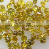0.8-1mm Fancy Yellow Natural Loose Brialliant Cut Diamond Lot SI Clarity Good Fire thumbnail-1