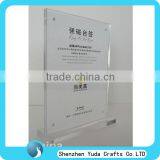 Custom Plastic Nameplate Acrylic Magnetic Nameplates With Base Cheap