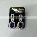 USABride Cubic Zirconia Wedding dangle Earrings