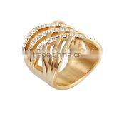 Wholesale American Solid Gold Plated Diamond Solitaire Ring Jewelry thumbnail-5