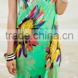 Woman Dress, Printed Beach kaftan, Beachwrap, Beachwear, Swimwear, girl's fashion dress